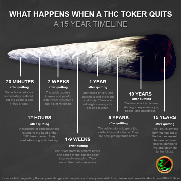 quitting smoking health timeline